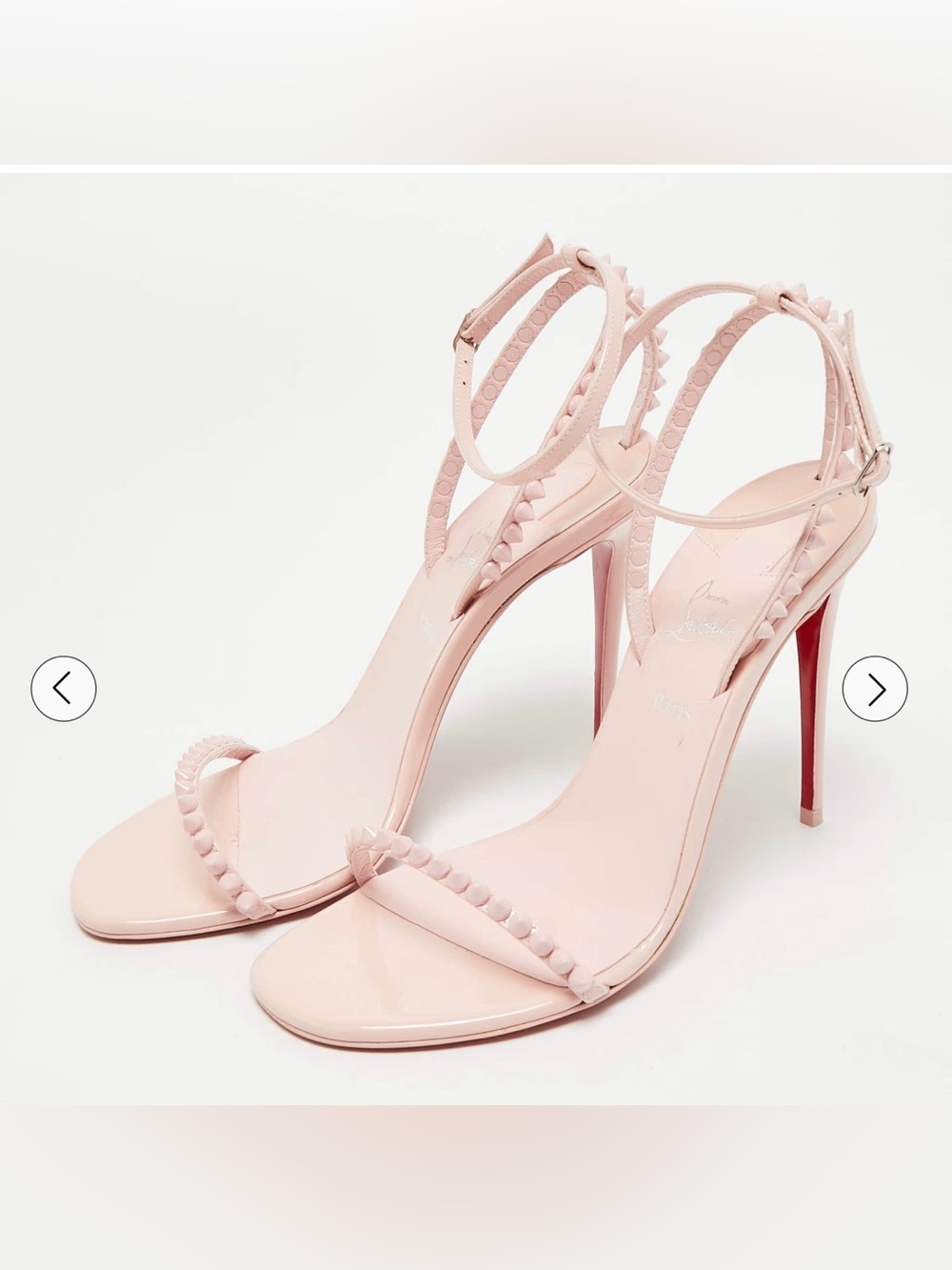 Christian Louboutin So Me Studded Stiletto Sandals